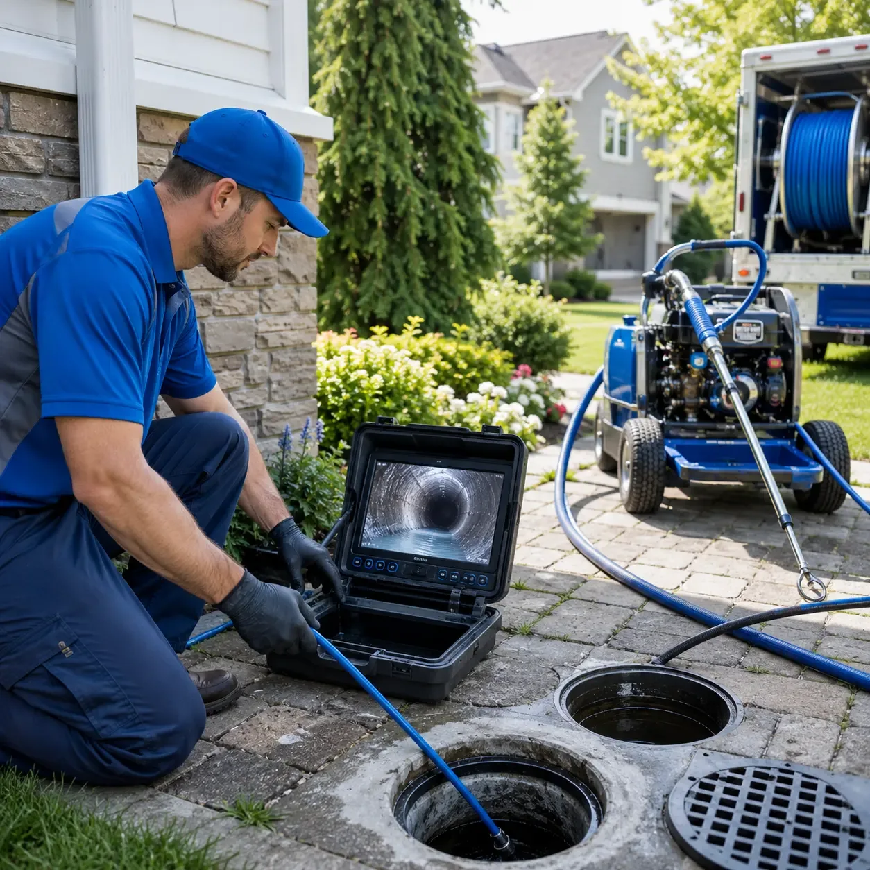 Outdoor drain cleaning professionals serving Piscataway, NJ